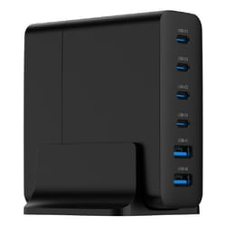 Gembird TA-UC-2A4C-PD75-01-BK Caricabatterie per dispositivi mobili Universale Nero AC Ricarica rapida Interno