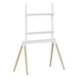 Gembird TVS-86F-01-W Supporto TV a parete 2,18 m (86") Bianco, Legno