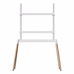 Gembird TVS-86F-01-W Supporto TV a parete 2,18 m (86") Bianco, Legno - Vista aggiuntiva 2