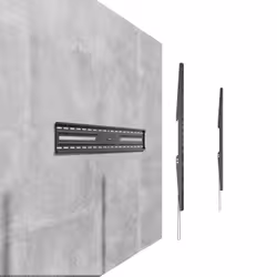 Gembird WM-100F-01 Supporto TV a parete 2,54 m (100") Nero - Vista aggiuntiva 6