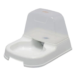 Iris Ohyama - Dispenser, Fontana d'acqua in plastica con sistema antigoccia e impugnatura ergonomica, L30,5 x P23,7 x H19 cm, Piedini antiscivolo,