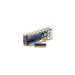 Iris Ohyama - Woozoo, Pile alcaline aaa (confezione da 20), 1,5 v, 1250 mAh, Potenza di lunga durata, Durata di vita di 10 anni, Per i piccoli