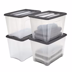 La gamma "New Top Box" di Iris Ohyama offre scatole di plastica trasparenti per vedere il contenuto senza doverle aprire. I N ...