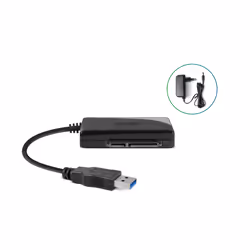 Sitecom CN-333 USB 3.0 to SATA Adapter incl. Power Adapter, USB, SATA, Nero
