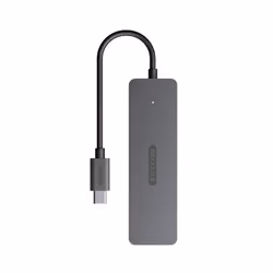 Sitecom CN-5009 hub di interfaccia USB 3.2 Gen 1 (3.1 Gen 1) Type-C 5000 Mbit/s Nero, Grigio