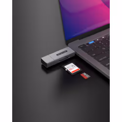 Sitecom MD-1011 lettore di schede USB 2.0 Type-A/Type-C Grigio