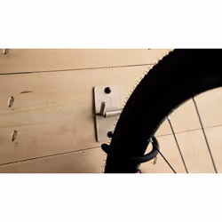 BBB Cycling ParkingHook Portabiciclette da interno Montabile a parete Acciaio inox