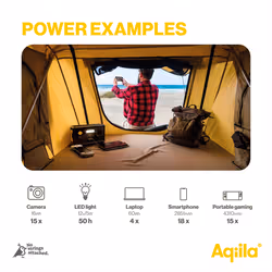 Aqiila 406001 stazione di alimentazione portatile 5 Litio Ferro Fosfato (LiFePo4) 23000 mAh 4,3 kg - Vista aggiuntiva 5