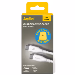 Aqiila Cablebird CS11 cavo USB USB 2.0 1 m USB C Bianco - Vista aggiuntiva 4
