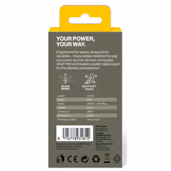 Aqiila Cablebird CS11 cavo USB USB 2.0 1 m USB C Bianco - Vista aggiuntiva 5