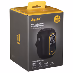 Aqiila Powerbird S140 Ioni di Litio 54000 mAh Carica wireless Nero - Vista aggiuntiva 5