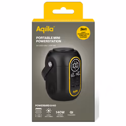 Aqiila Powerbird S140 Ioni di Litio 54000 mAh Carica wireless Nero - Vista aggiuntiva 6