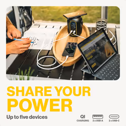 Aqiila Powerbird S140 Ioni di Litio 54000 mAh Carica wireless Nero - Vista aggiuntiva 8
