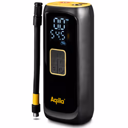 Aqiila Airbird C4, Bicicletta, Auto, Gonfiabili, 10,3 bar, 22 l/min, Nero, Giallo, USB tipo-C, Batteria