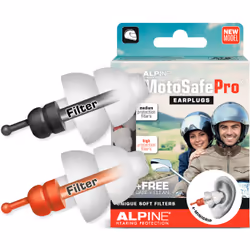 Alpine MotoSafe Pro Tappi, nero per uomo