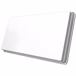 Strong SlimSat SA64, 10,7 - 12,75 GHz, 950 - 1950 / 1100 - 2150 MHz, 33,7 dBi, Bianco, 517 mm, 82 mm