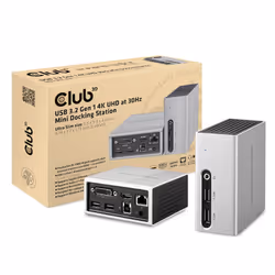 CLUB3D The Club 3D CSV-3104D USB 3.2 Gen 1 4K UHD at 30Hz Mini Docking Station Ultra slim design - Vista aggiuntiva 4