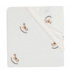 Jollein 511-565-67103 lenzuolo per culla 75 x 140 cm Cotone Bianco Lenzuolo elasticizzato per culla