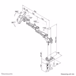 Neomounts Supporto da scrivania per monitor - Vista aggiuntiva 8