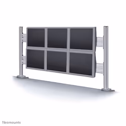 Neomounts Barra portastrumenti per monitor, Morsa, 10 kg, 25,4 cm (10"), 61 cm (24"), 100 x 100 mm, Argento
