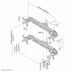 Neomounts Supporto da scrivania per monitor - Vista aggiuntiva 8