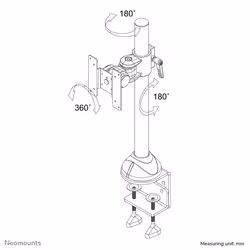 Neomounts Supporto da scrivania per monitor - Vista aggiuntiva 6