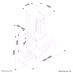 Neomounts Supporto da scrivania per PC