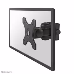 Neomounts supporto a parete per TV/monitor, 75 x 75 mm, 100 x 100 mm, 0 - 180°, 0 - 180°, 360°, Nero