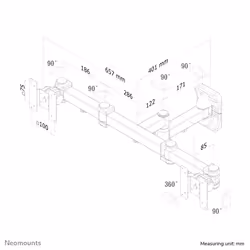 Neomounts Supporto a parete per monitor/TV - Vista aggiuntiva 6