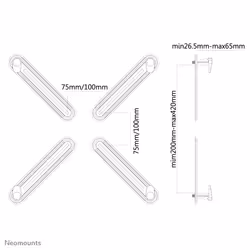 Neomounts Monitor kit adattatore - Vista aggiuntiva 4