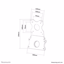 Neomounts Piastra adattamento VESA iMac - Vista aggiuntiva 6