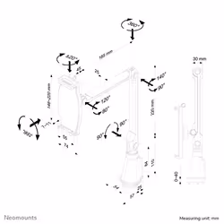 Neomounts tablet supporto da tavolo - Vista aggiuntiva 8
