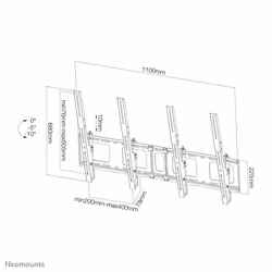 Neomounts Montaggio a parete del menu - Vista aggiuntiva 7