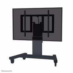 Neomounts Mobiletto portatile per TV, 150 kg, 106,7 cm (42"), 2,16 m (85"), 800 x 600 mm, Regolazione altezza, Nero