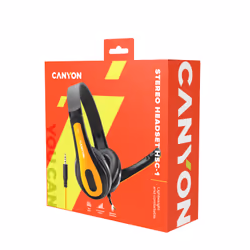 Canyon CNS-CHSC1BY cuffia e auricolare Cablato A Padiglione Gaming Nero, Giallo - Vista aggiuntiva 5