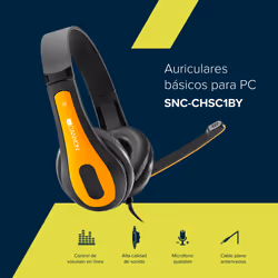 Canyon CNS-CHSC1BY cuffia e auricolare Cablato A Padiglione Gaming Nero, Giallo - Vista aggiuntiva 6