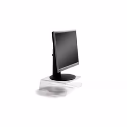 BakkerElkhuizen Q-riser 100 76,2 cm (30") Scrivania Trasparente