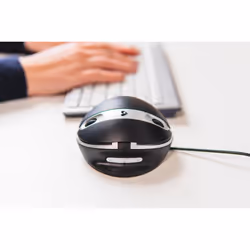 BakkerElkhuizen Oyster Wired Large mouse Ufficio Ambidestro USB tipo A 1200 DPI - Vista aggiuntiva 4