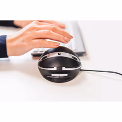 BakkerElkhuizen Oyster Wired Large mouse Ufficio Ambidestro USB tipo A 1200 DPI - Vista aggiuntiva 7