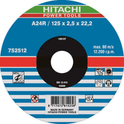 Hikoki - Hitachi 752525 - Disco da taglio 230 mm per metallo, set 25 pezzi, spessore 3 mm