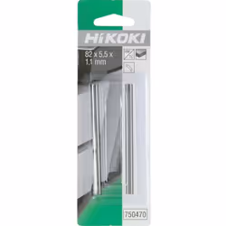 HIKOKI 750470 - Cuchillas para cepillo 82MM (2 piezas) desechables 82x2 mm