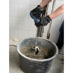 Miscelatore cemento e malta 1400W - Velocità variabile - Soft start. Cavo in gomma da 3 m - Ferm