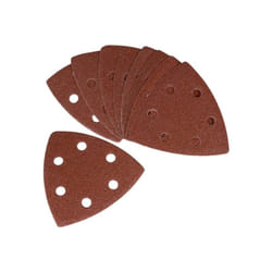 Ferm - Carta abrasiva G80 (10 pezzi) per levigatrice a delta e utensile multifunzione