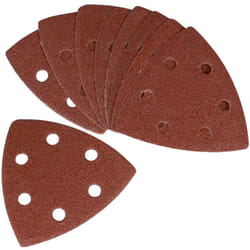 Ferm - Set 10 pezzi Carta abrasiva G120 per levigatrice a delta e utensile multifunzione