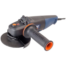 Smerigliatrice angolare 900W - 125mm - Blocco del mandrino - Soft grip - cavo 3 metri - Incl. impugnatura laterale regolabile - Ferm