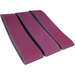 Ferm - Nastri abrasivi Grana 100 (l x l) 915x100 mm, 3 pezzi. Per levigatrice a nastro