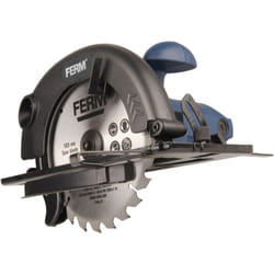 Ferm - Sega circolare 1200W - Diametro lama 185mm. Pedana regolabile (45 e 90 gradi). Include lama tct e guida parallela