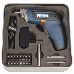 Ferm CDM1132 cacciavite elettrico e avvitatore a impulso Nero, Blu - Vista aggiuntiva 6
