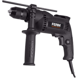 Ferm - Trapano a percussione 710W - diametro Ø13mm. Include impugnatura laterale e arresto di profondità