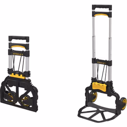 Carrello manuale pieghevole estremamente robusto da 60 kg - Le ruote sono silenziose Si chiude e si apre in pochi secondi Ide ...